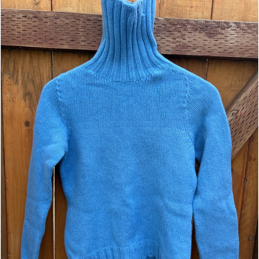 Bluemelange 100% cachemire sweater fits best a size 4/6 made in Italy - Picture 2 of 6